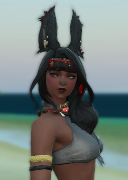 A photo of Guinevere Pendraggon, likes to change race often.