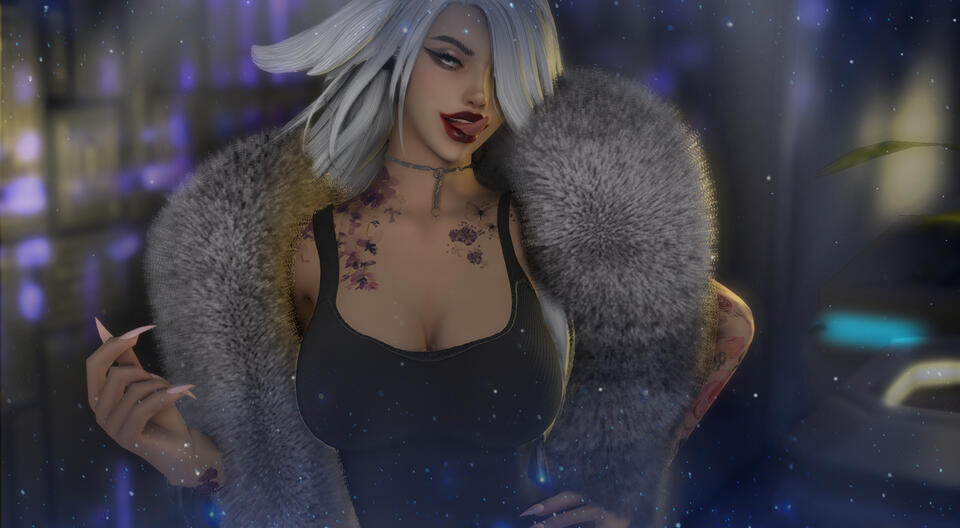 A photo of Guinevere Pendraggon, likes to change race often.